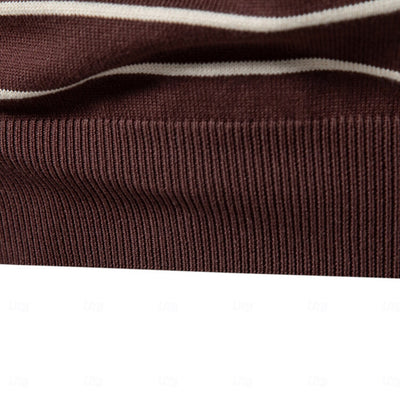 Block Striped Knitwear Pullover Sweater