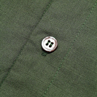 Cotton Linen Cuban Collar Shirt