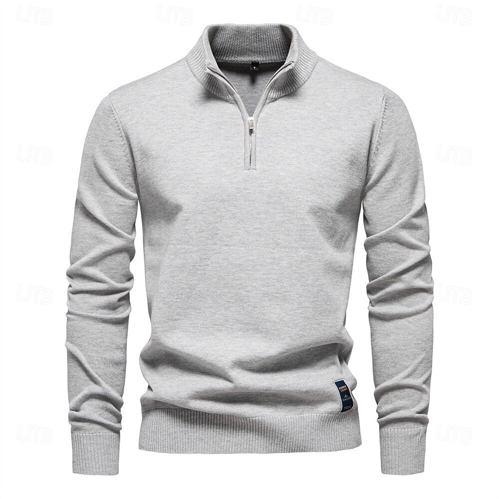 Quarter Zip Pullover Sweater