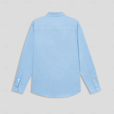Cotton Linen Casual Floral Shirt